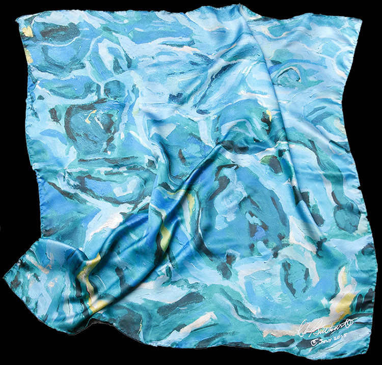 Equivalent IV Silk Scarf by Roger Bacharach